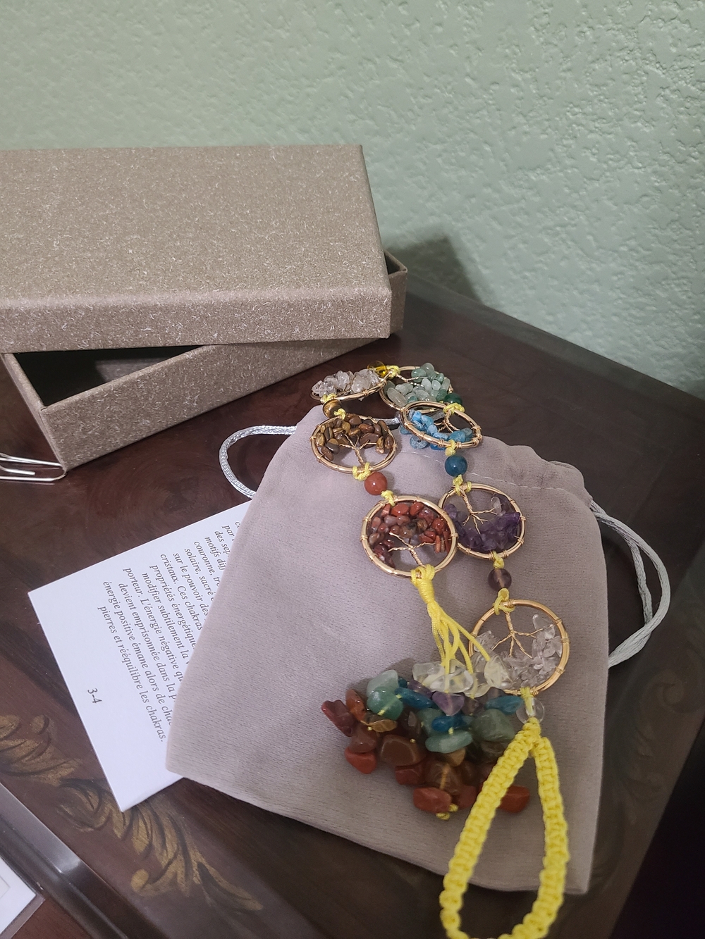 Multi-Stone Dreamcatcher- Chakra Strand